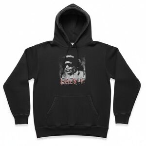 Eazy-E Mens Graphic Hoodie Cotton Blend Streetwear‎ Black M